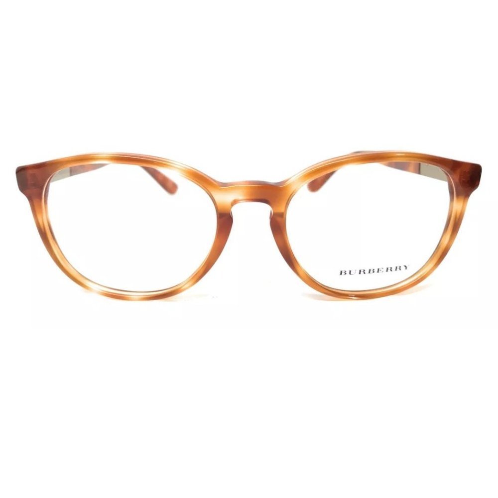 Burberry Women's Light Havana Eyeglasses! - Picture 2 of 4